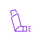 Icône d’un inhalateur – Allergologie