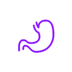 Icône d’un estomac – Gastro-entérologie"